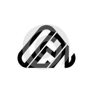 OZN letter logo creative design with vector graphic, OZN