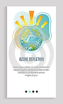 Ozone Depletion Earth App Slider