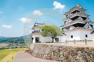 Ozu castle in Ehime, Shikoku, Japan photo