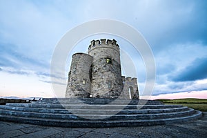 Oâ€™Brienâ€™s Tower and the Cliffs of Moher