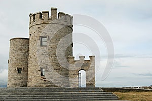 Oâ€™Brienâ€™s Tower at Cliffs of Moher - Ireland