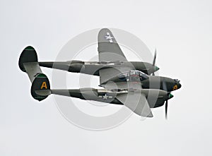 P-38 Lightning fighter plane photo
