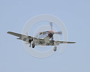 P 51 Mustang Landing