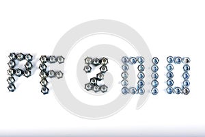 P.F. made from bolts