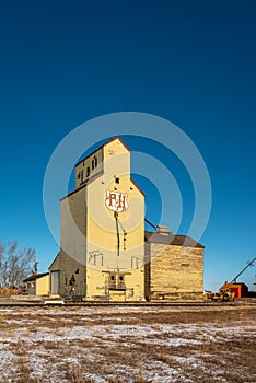 P&H Grain Elevator in Mossleigh, Alberta
