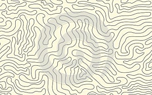 hand drawn abstract line seamless pattern shape brain pattern ornament vector design texture background for textile fabric