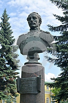 P. I. Palibin (1811-1881) bust, author of the project of the St.