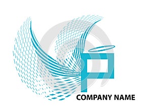 P letter logo design.