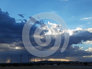 P.m. storm rolling in July 24th 2020 Coolidge AZ