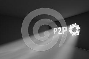 P2P rays volume light photo