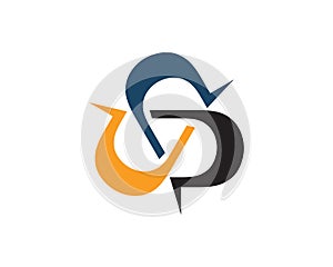 p pdb letter group logo design