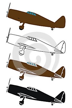 P47 Thunderbolt in right view