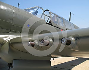 P40 Warhawk Wing and Cockpit