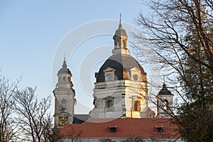 PaÃÂ¾aislis church and monastery ensemble. Spring time.