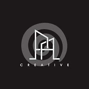 PA Letter Initial Logo Design Template Vector Illustration