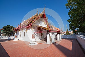 Pa Mok Worawihan Temple In Ang Thong province in Thailand photo