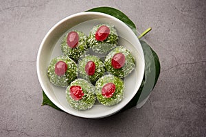 Paan Coconut Laddu is indian sweet made using betel leaves and nariyal