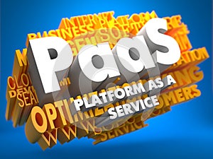 PAAS. Wordcloud Concept.