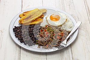 Pabellon Criollo, venezuelan national dish