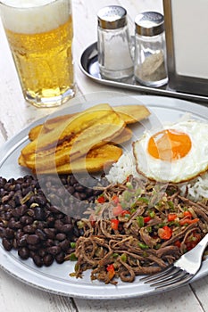 Pabellon Criollo, venezuelan national dish photo