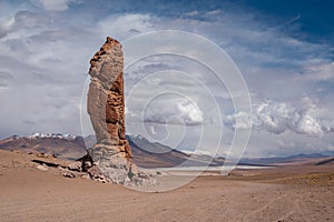 Pacana Monks, Stone formation in Salar De Tara , Atacama Desert, Chile photo