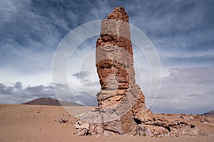 Pacana Monks, Stone formation in Salar De Tara , Atacama Desert, Chile photo