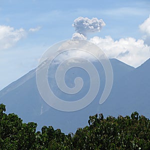 Pacaya Eruption Antigua Guatamala photo