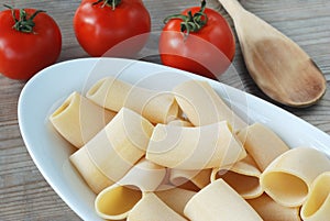 Paccheri - italian pasta