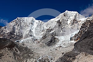 Pachermo peak in Himalays, Nepal. photo