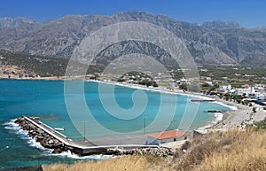 Pachia Ammos beach at Crete, Greece