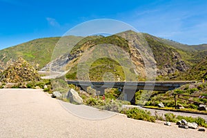 The Pacific coast at Big Sur region. California landscape