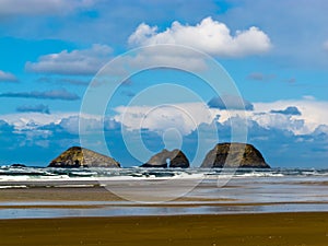 Pacific Coast landscape Tillamook County Oregon US photo