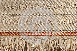 Pacific island weaving artwork