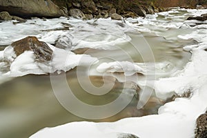 Pacific Northwest, Icy Winter River