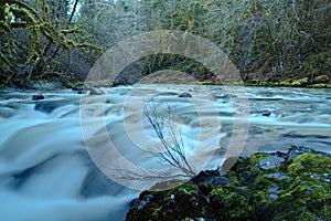 Pacific Northwest mountain river