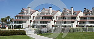 Pacific ocean beach front condominiums