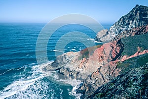 Pacific ocean big sur coatal beaches and landscapes