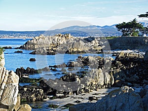 Pacific Ocean coastline at Big Sur, California