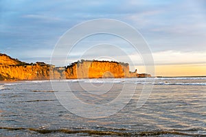 Pacific Ocean and Golden Light