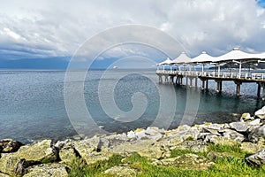 Pacific Ocean in Puerto Montt, Chile photo