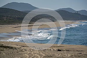 Pacific ocean sand beach near cabo san lucas mexico