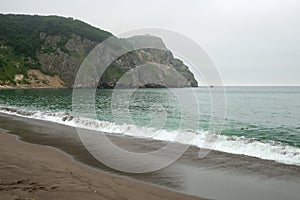 Pacific ocean shore, Kamchatka