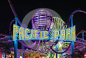 Pacific Park at Night