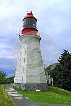 Pachena Lighthouse along West Coast Trail, Pacific Rim National Park, Vancouver Island, British Columbia