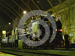 Pacific steam locomotive in Thailand