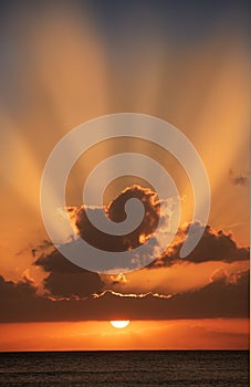 Pacific sunset (Hawaii)