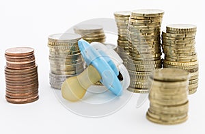 Pacifier with hard money