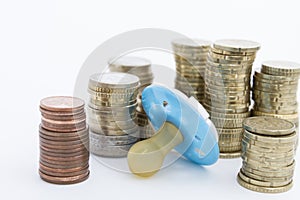 Pacifier with hard money