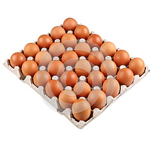 Pack of 30 beige eggs