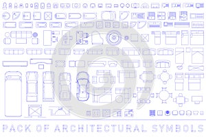 Pack of Architectural Symbols